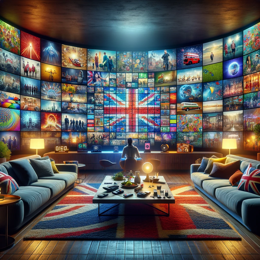 Dynamic display of IPTV channels and content, highlighting the diversity and quality of streaming options available through VisionTV in the uk