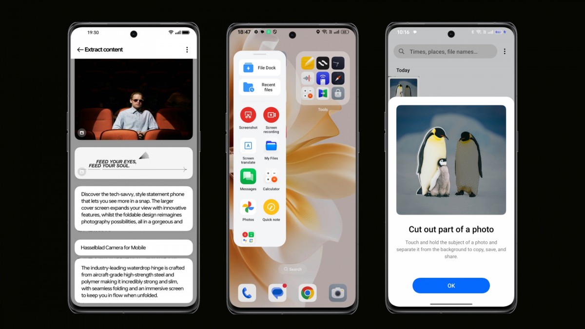 ColorOS 14 - smart touch