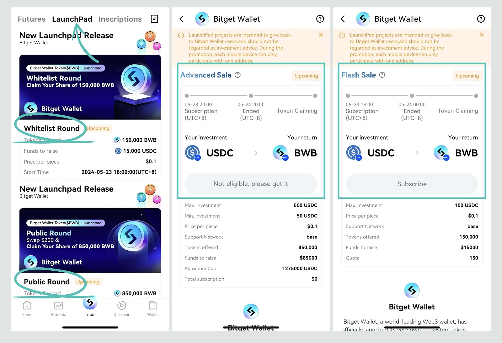 Hãy sẵn sàng cho Bệ phóng bom tấn của Bitget Wallet! Đăng ký $BWB sắp ra mắt hình ảnh 3