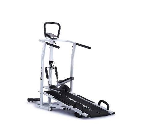 1. PowerMax Fitness MFT-410 Manual Treadmill - treadmill under 15000