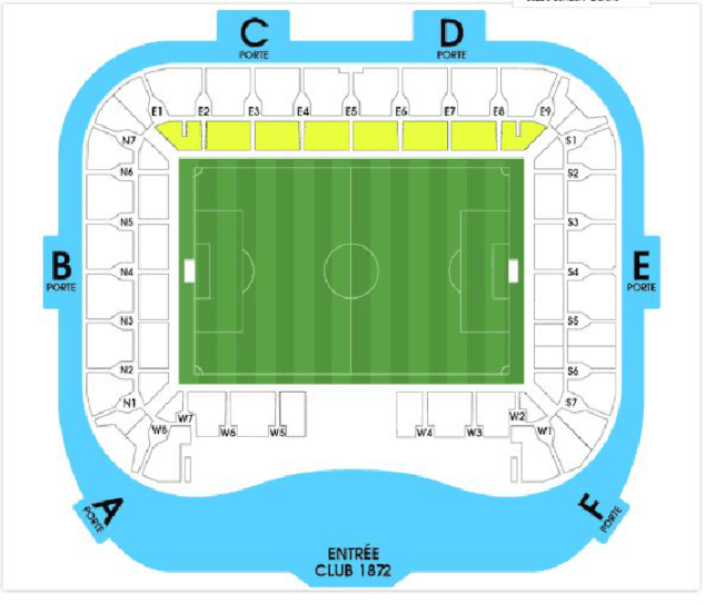 Stade Oceane Seating Plan 
