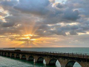 Seven Mile Bridge is one of the most iconic spots for unforgettable sunsets in the Florida Keys