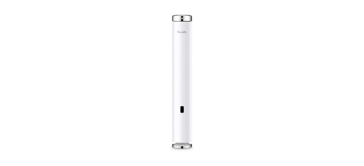 Breville the Joule Turbo Sous Vide Machine, white, on white background
