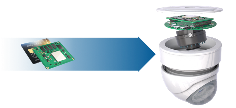 Xilinx Image Showing Outdoor Security Camera