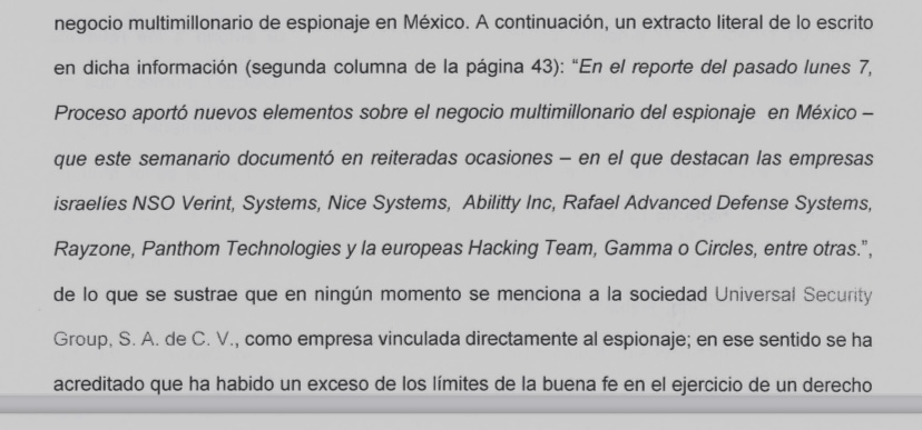 Captura sobre el acta de audiencias probatoria segunda sesión fallo.