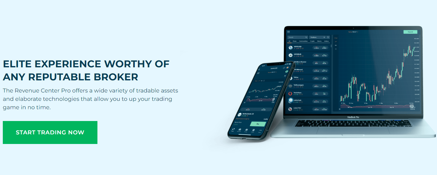 The Revenue Center Pro trading software