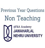 Previous Years Questions JNU Non Teaching