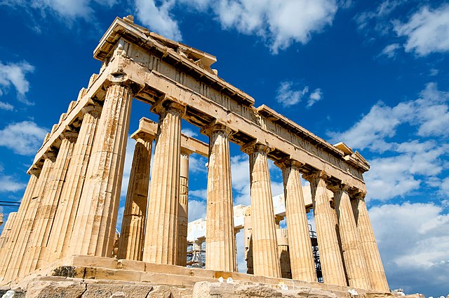 The Athena Goddess’s Roles and Responsibilities. Parthenon. Athens.