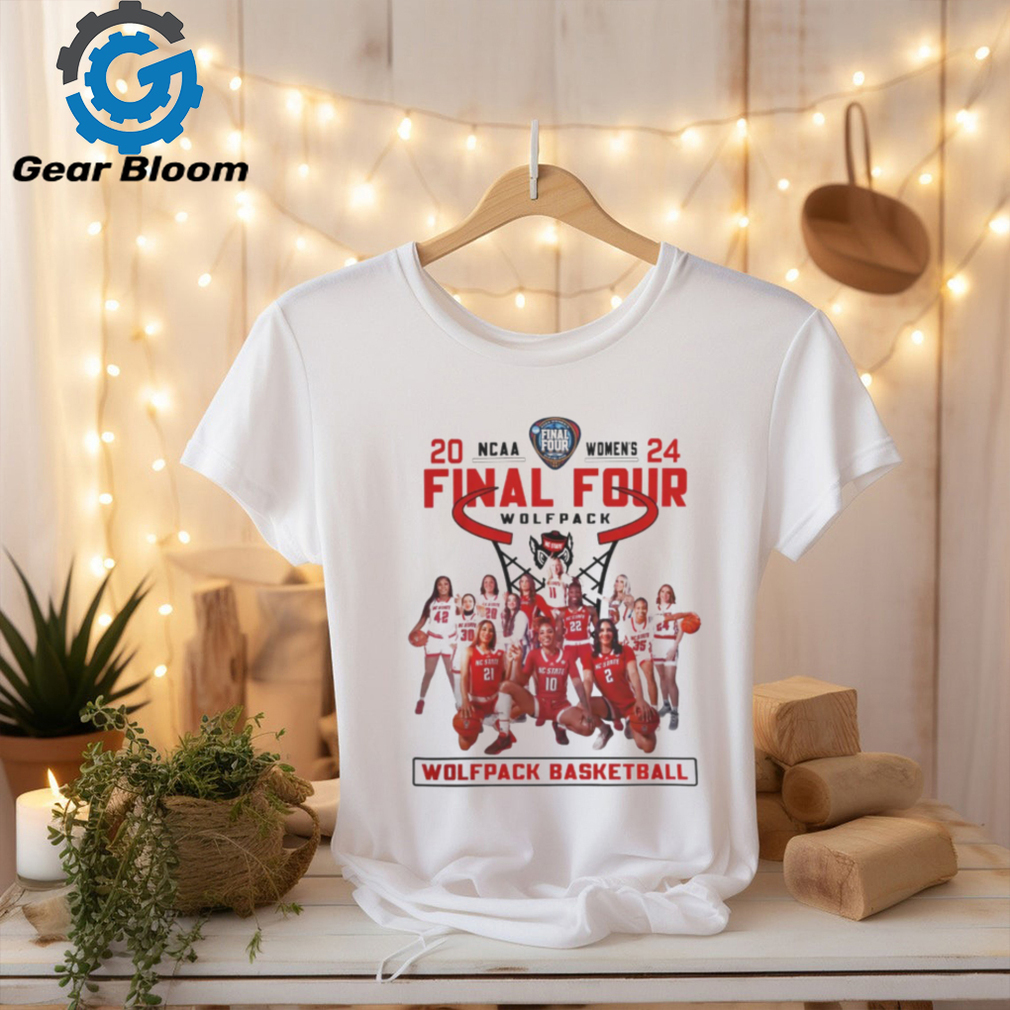 Red and White Shop Nc State Wolfpack 2024 Ncaa Women’s Basketball Final Four Shirt