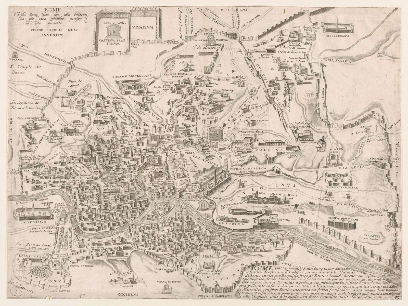 Cartina di Roma