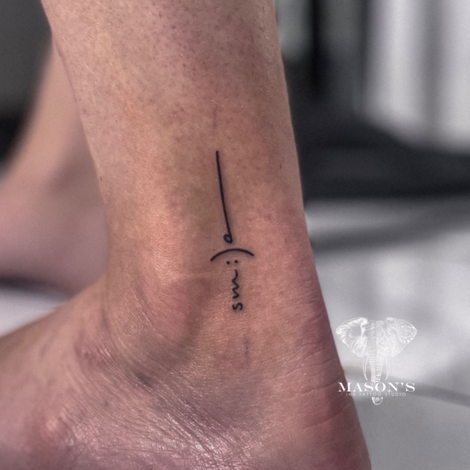 ankle tattoo