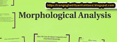 Các Phần Quan Trọng của Hệ Thống NLP: Đào Sâu Vào Morphological Analysis |Ai Tech Blog