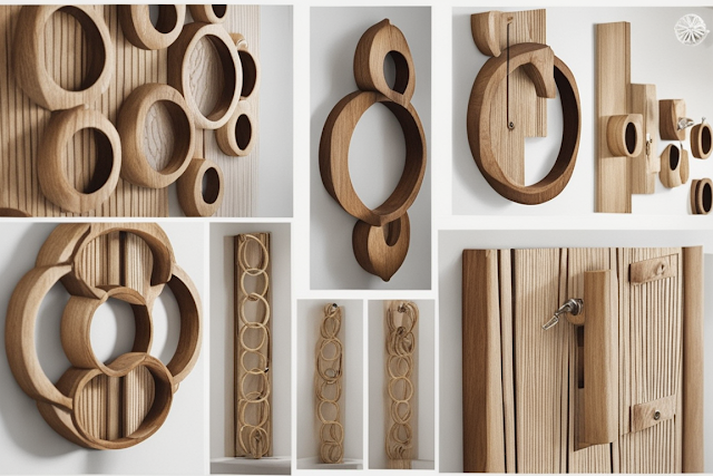 DIY Wooden Ring Wall Hanging