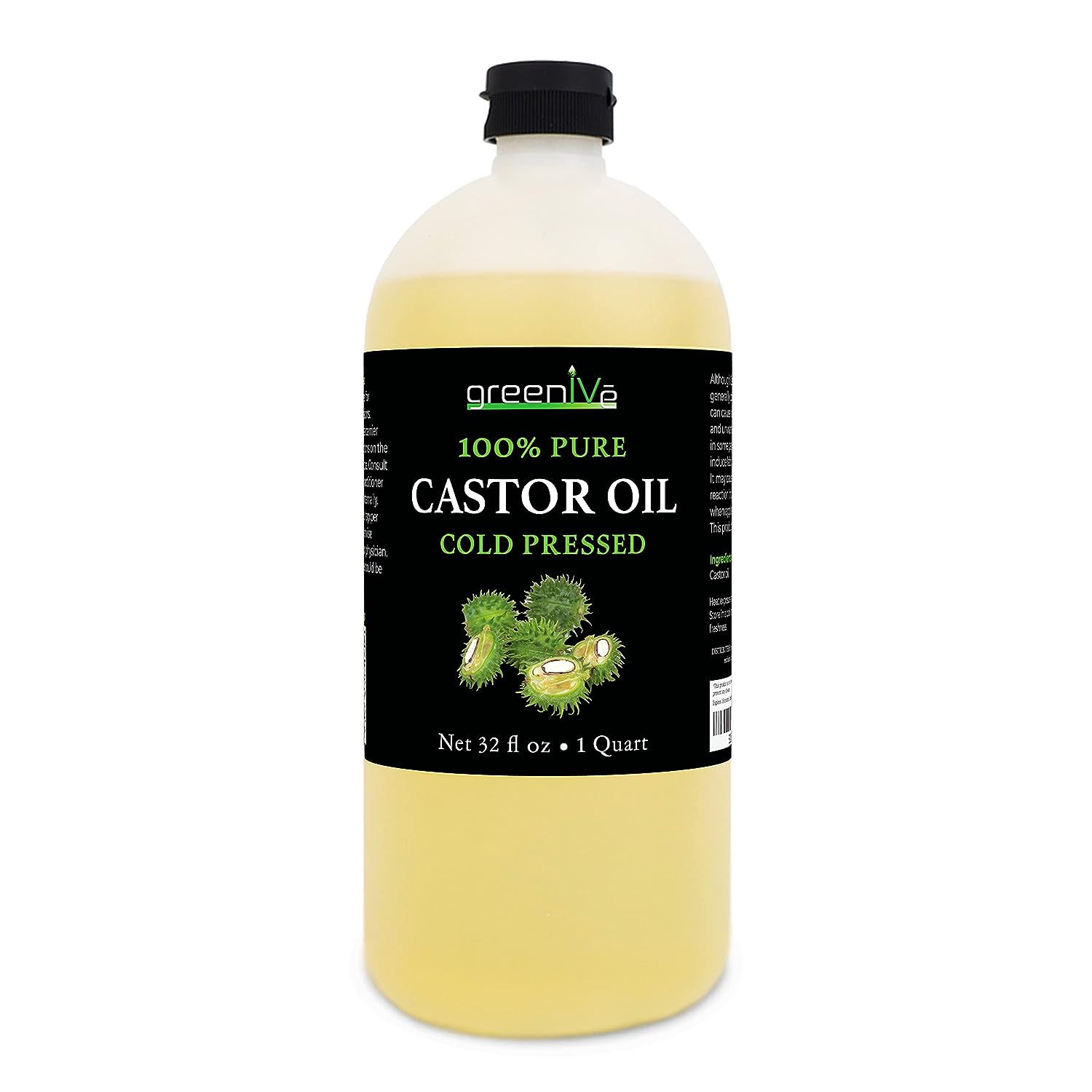 GreenIVe Pure Cold Pressed Castor Oil