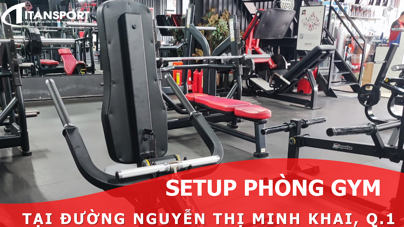 Báo giá setup phòng gym Quận 1 trọn gói, Dự án đã thực hiện tại đường Nguyễn Thị Minh Khai, Quận 1, Tp. Hồ Chí Minh