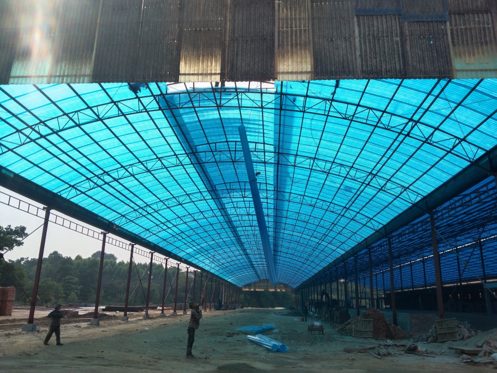 Ứng dụng của tấm lợp lấy sáng composite