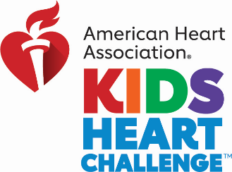 A logo for a children's heart challenge

Description automatically generated