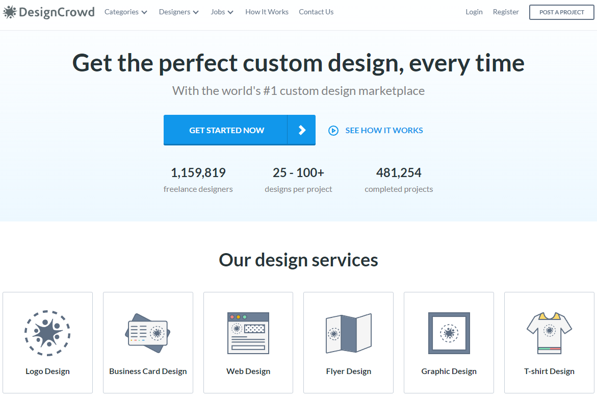 DesignCrowd: Get the perfect custom design, everytime