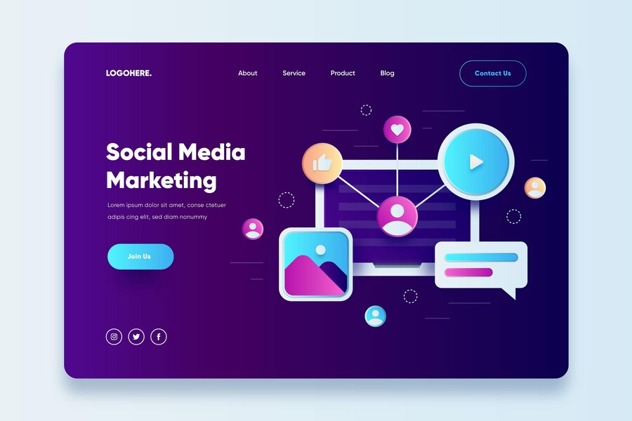 Social Media Marketing Banner