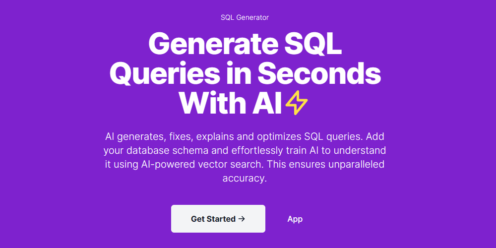 SQLAI – Specializes in SQL assistance