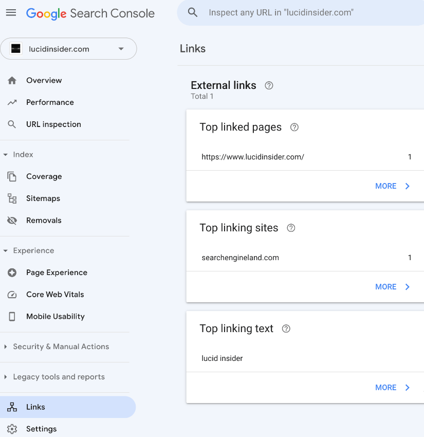 GSK external links console