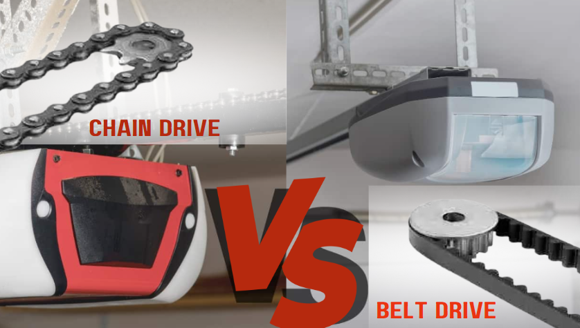 Belt Drive vs Chain Drive Garage Door Opener 2024 Guide