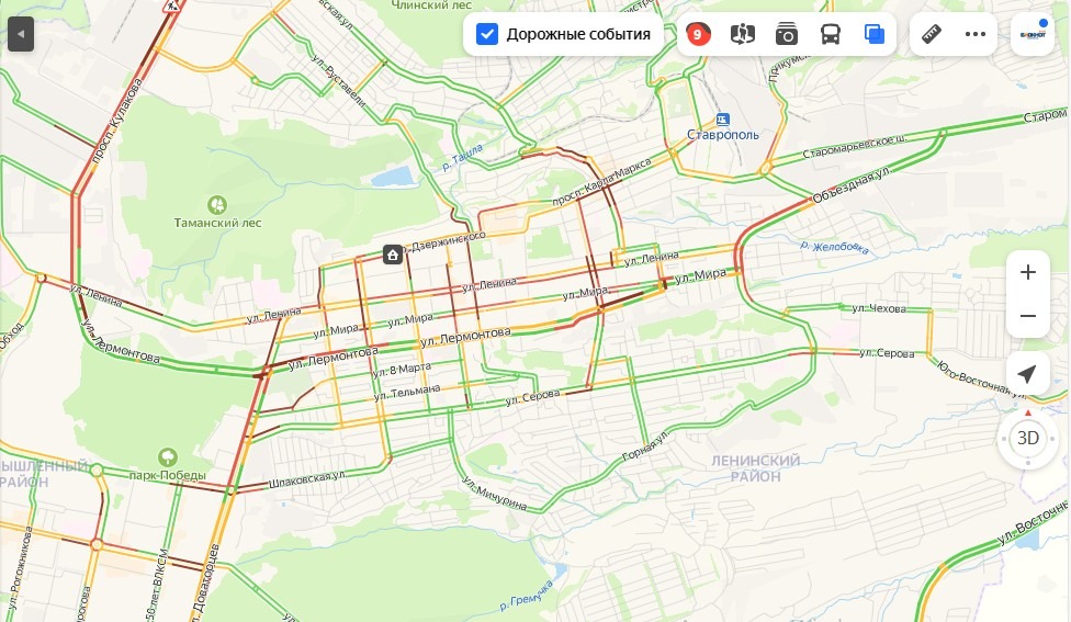 Карта ставрополь дзержинского