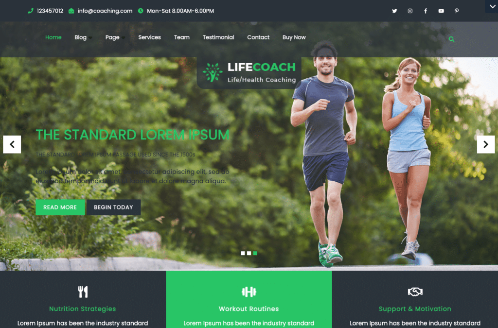Health Coach by VW Themes