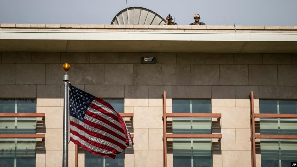 Binh sĩ Mỹ trên nóc Đại sứ quán Hoa Kỳ ở Haiti năm 2022. [Ảnh minh họa]