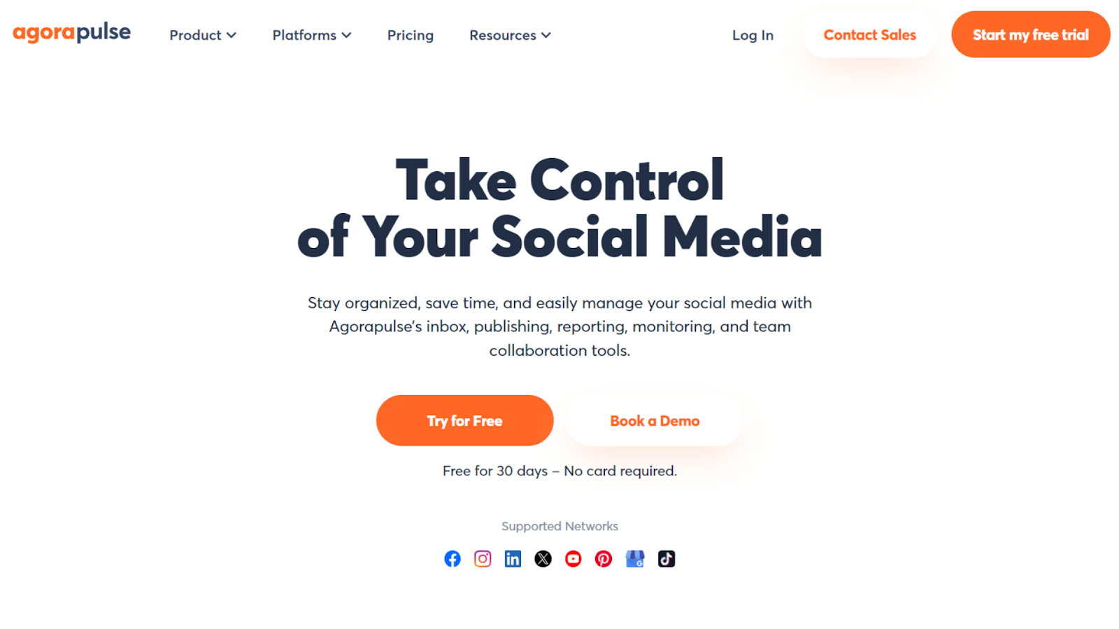 8. Agorapulse: Social Media Marketing Tools