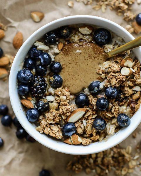 Image result for Cauliflower Oatmeal with Blueberries