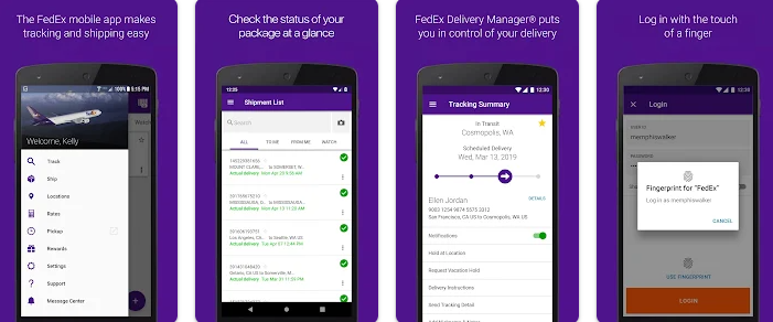 FedEx Custom app