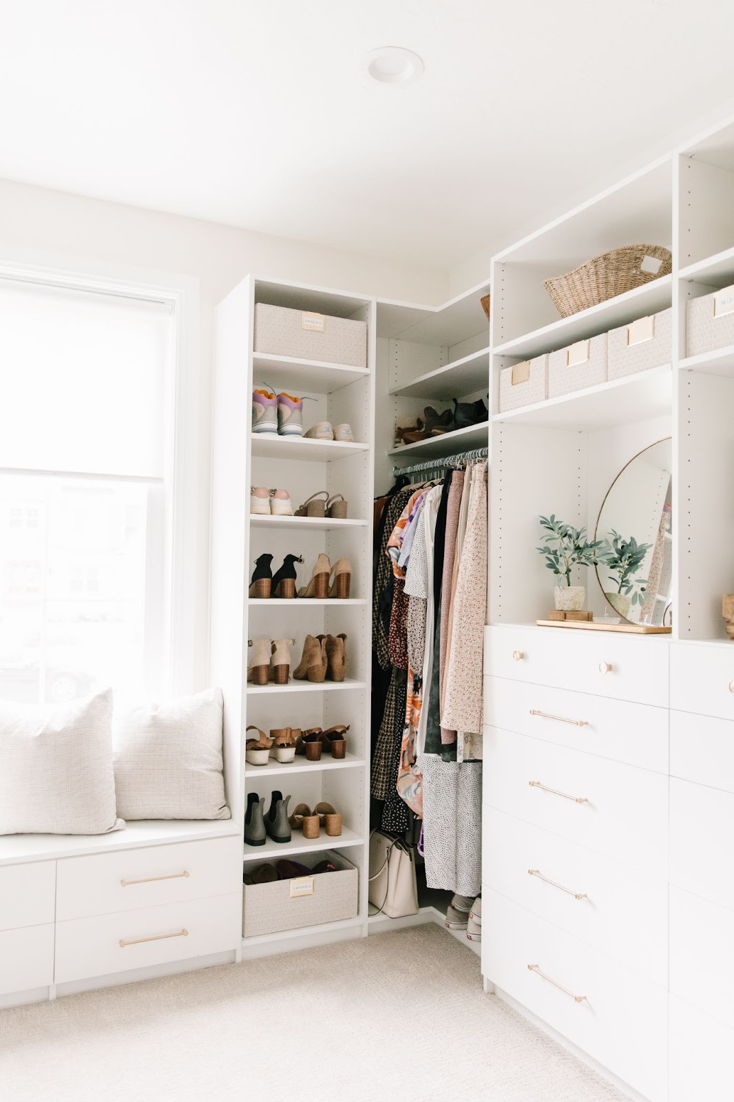 Organized closet