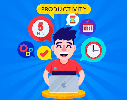 modern productivity concept 