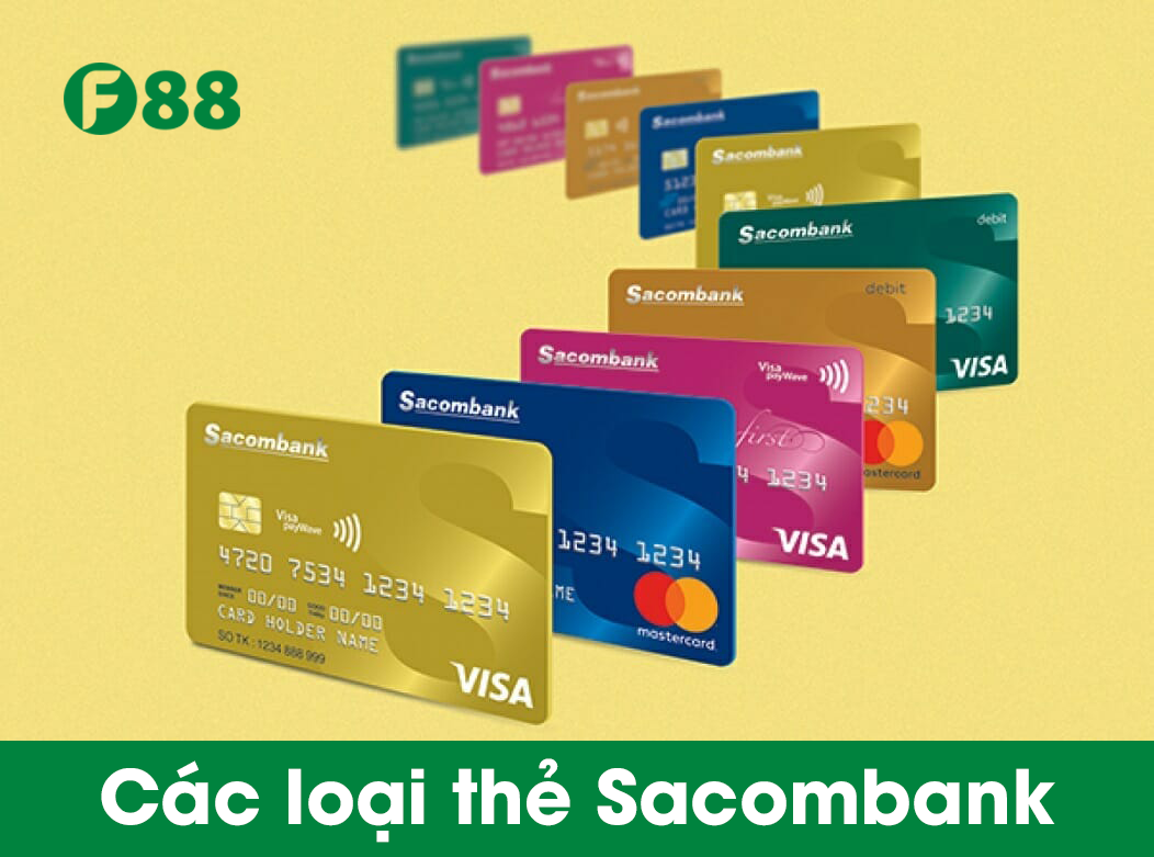 Các loại thẻ Sacombank