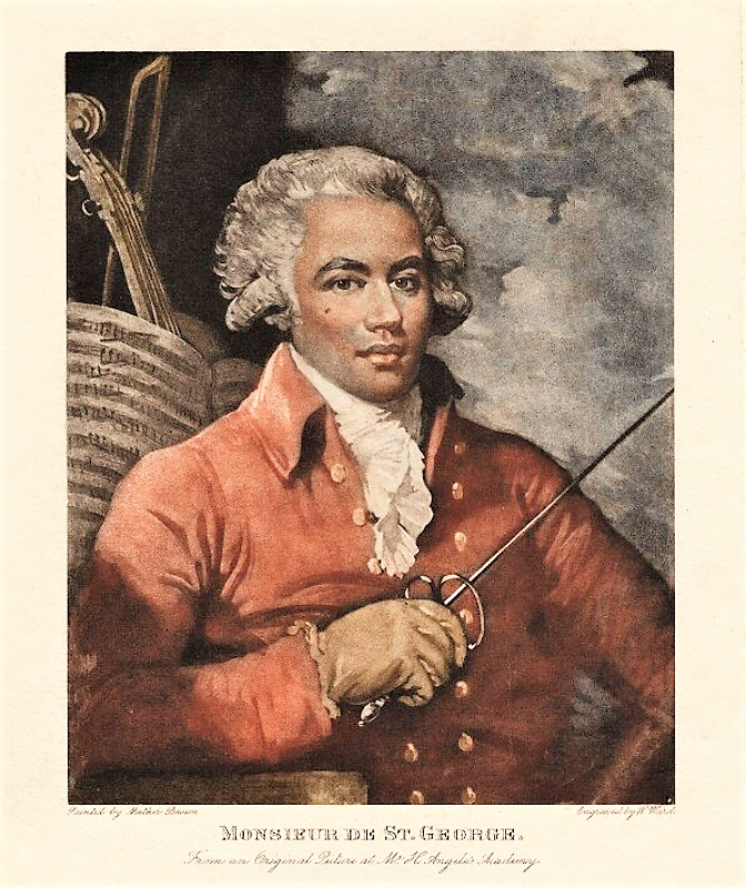 Monsieur de St George, le chevalier Saint-George, 1788, Londres
