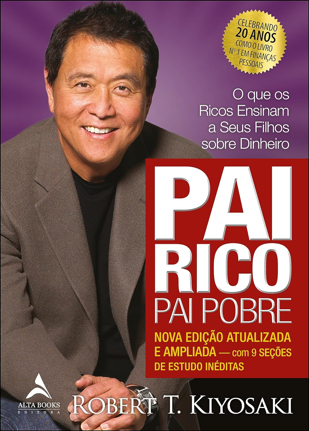 Capa do livro pai rico, pai pobre