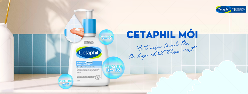 Cetaphil Hydrating Foaming Cream Cleanser là một sản phẩm sữa rửa mặt tạo bọt cho da nhạy cảm được ưa chuộng hiện nay