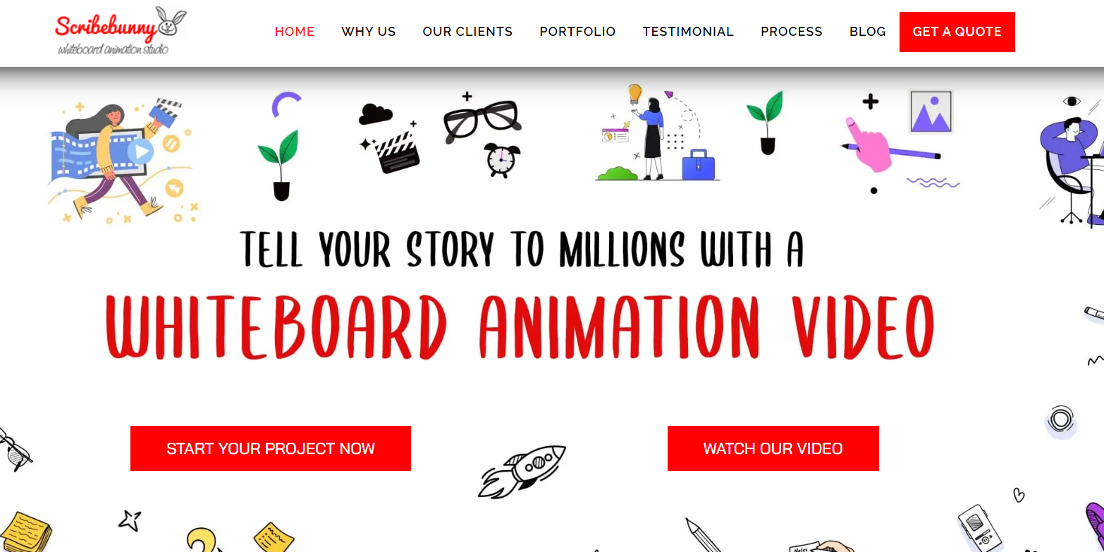 scribe bunny whiteboard animation company