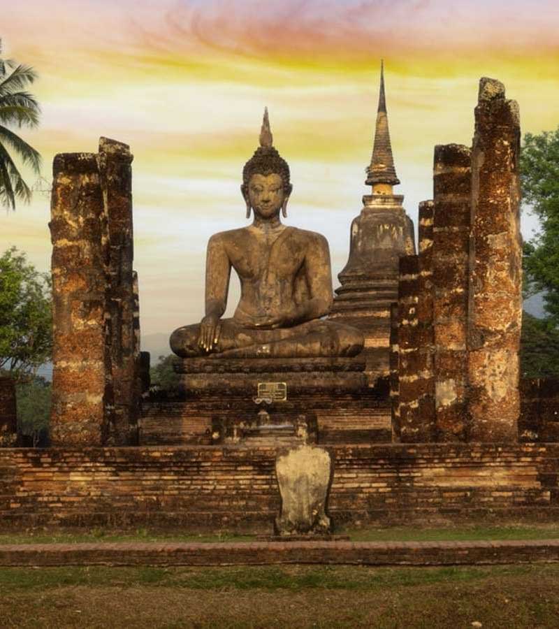 tượng phật tại sukhothai tượng phật tại sukhothai