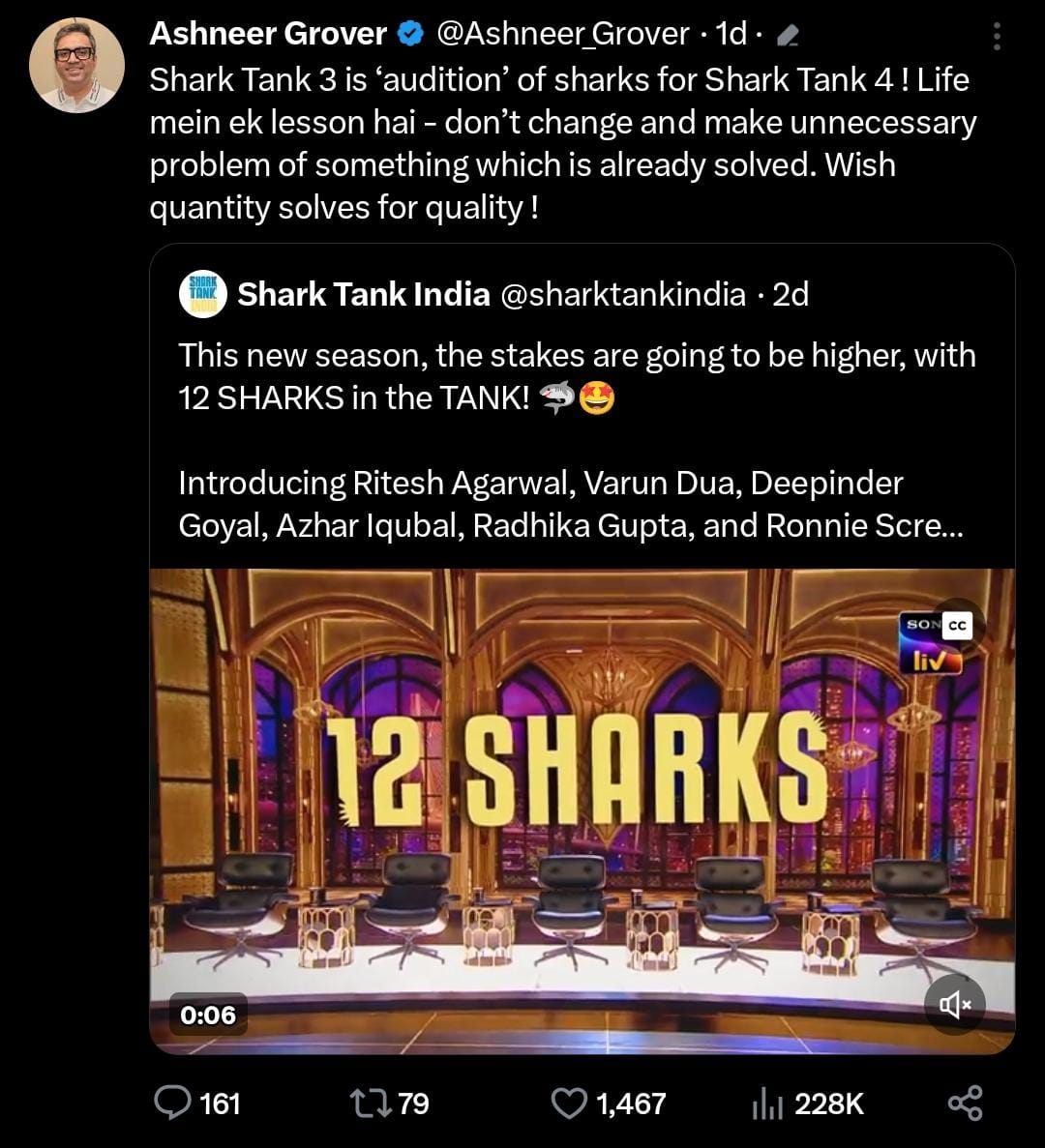 Shark Tank India Season 3: 12 Judges With 6 New Sharks In The Tank