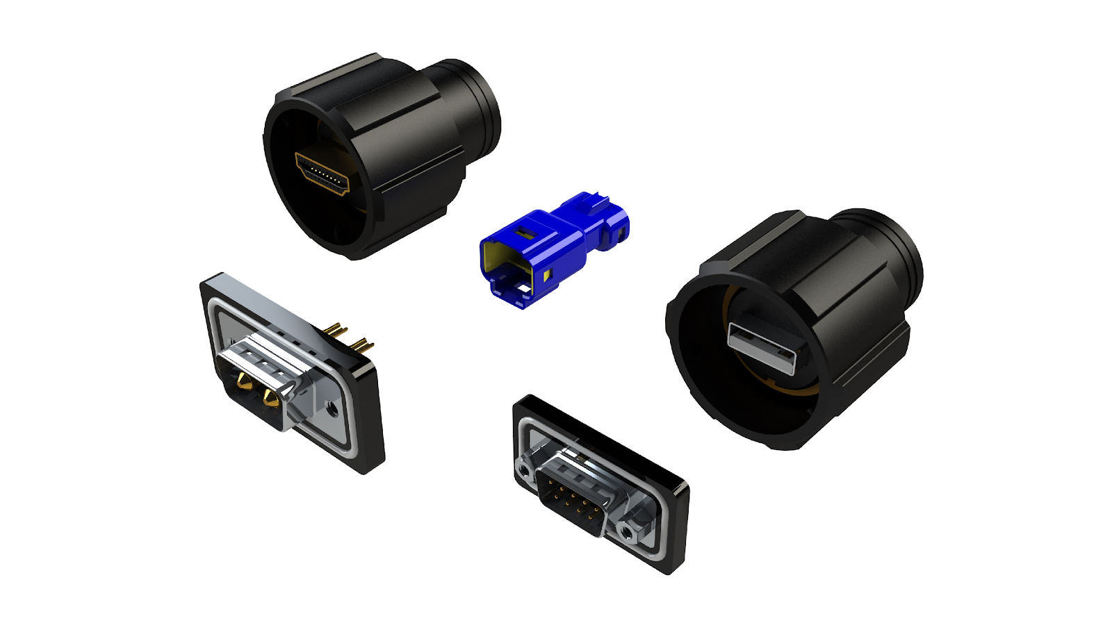 EDAC Ruggedized IP67 Waterproof Connectors