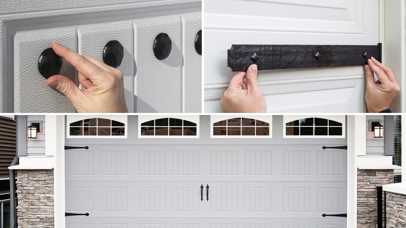 Magnetic garage hardware provides damage-free installation