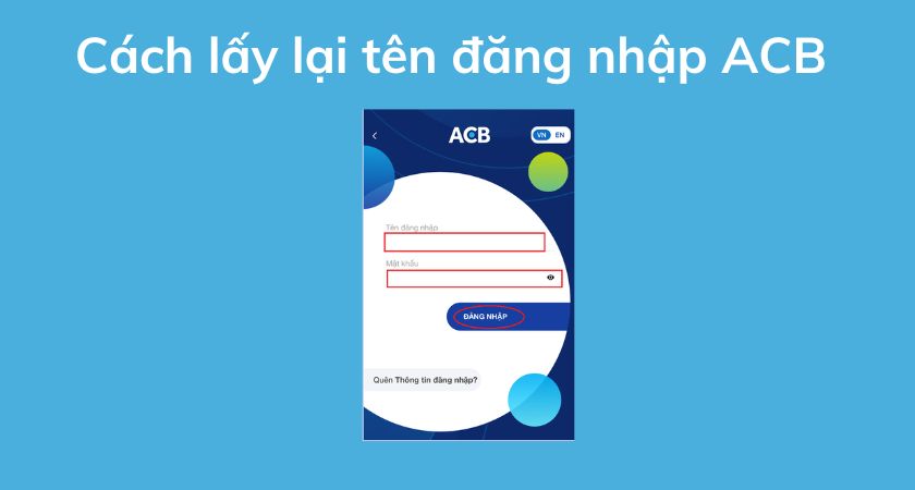 Tên đăng nhập ACB