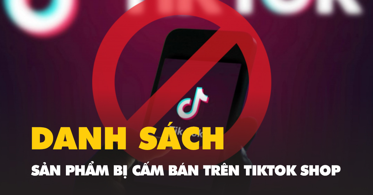 các từ bị cấm trên tiktok shop 3