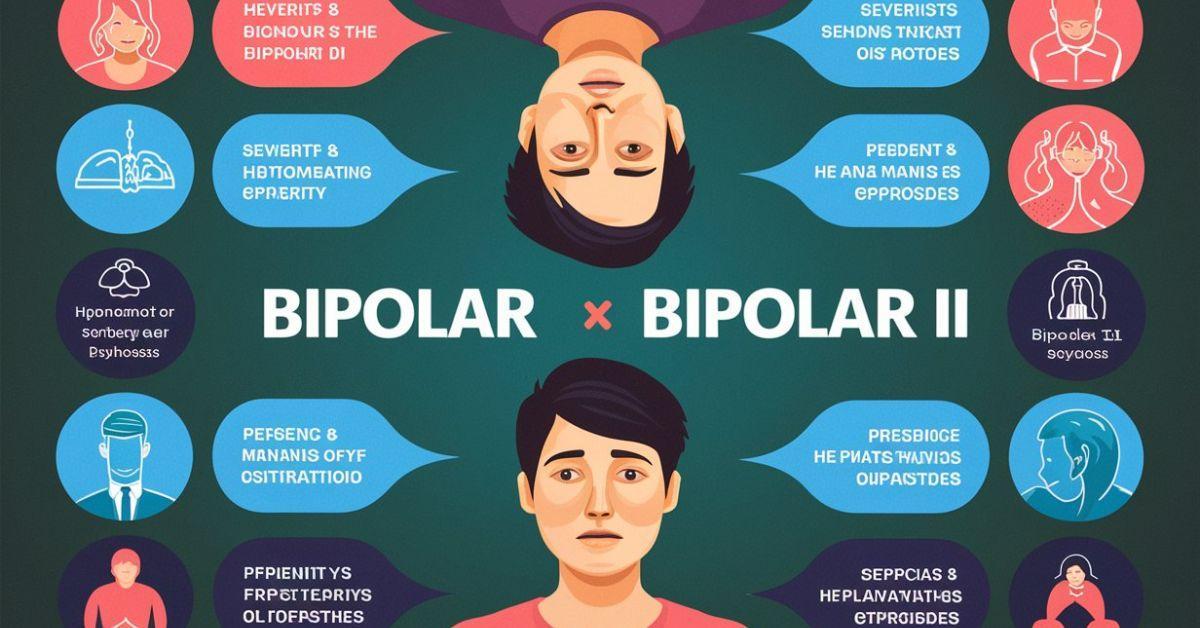 Difference of Bipolar 1 and Bipolar 2