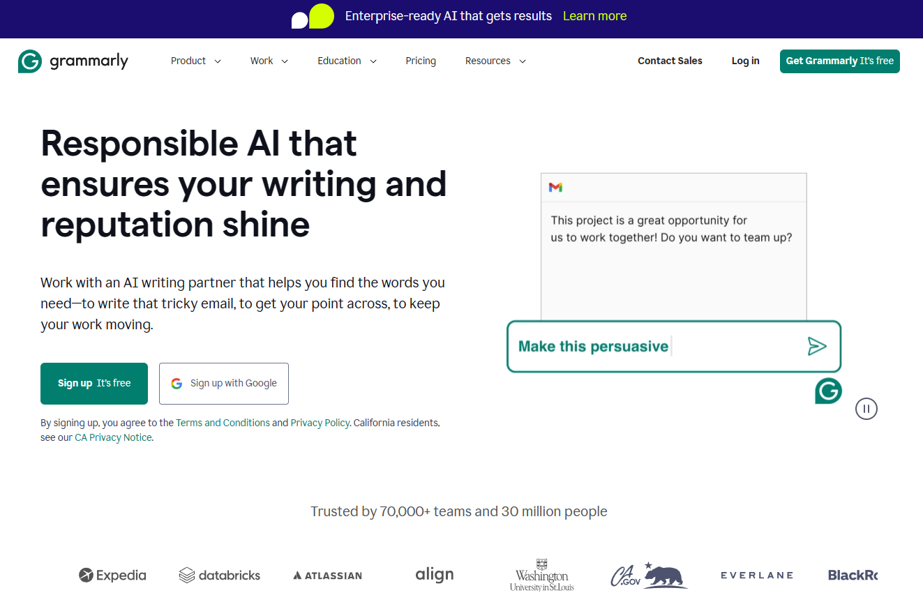 Grammarly: Responsible AI that ensures your writing and reputation shine