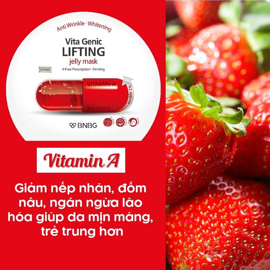 Mặt Nạ BNBG Vitamin A Ngăn Ngừa Lão Hóa Da 30ml