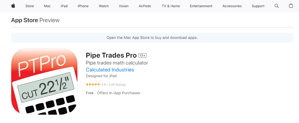 Pipe Trades Pro app