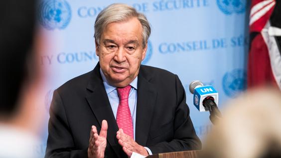 UN Secretary-General António Guterres on the situation in the Middle East - Press Conference